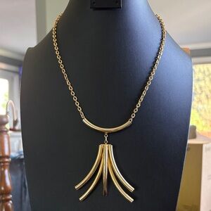 Gold Pendant Statement Necklace - Women Jewelry